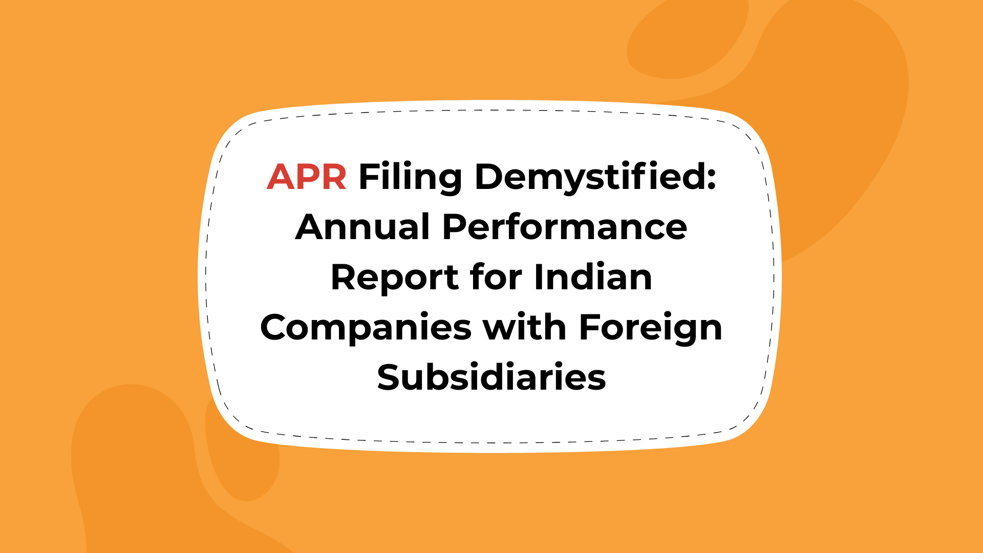 APR filing