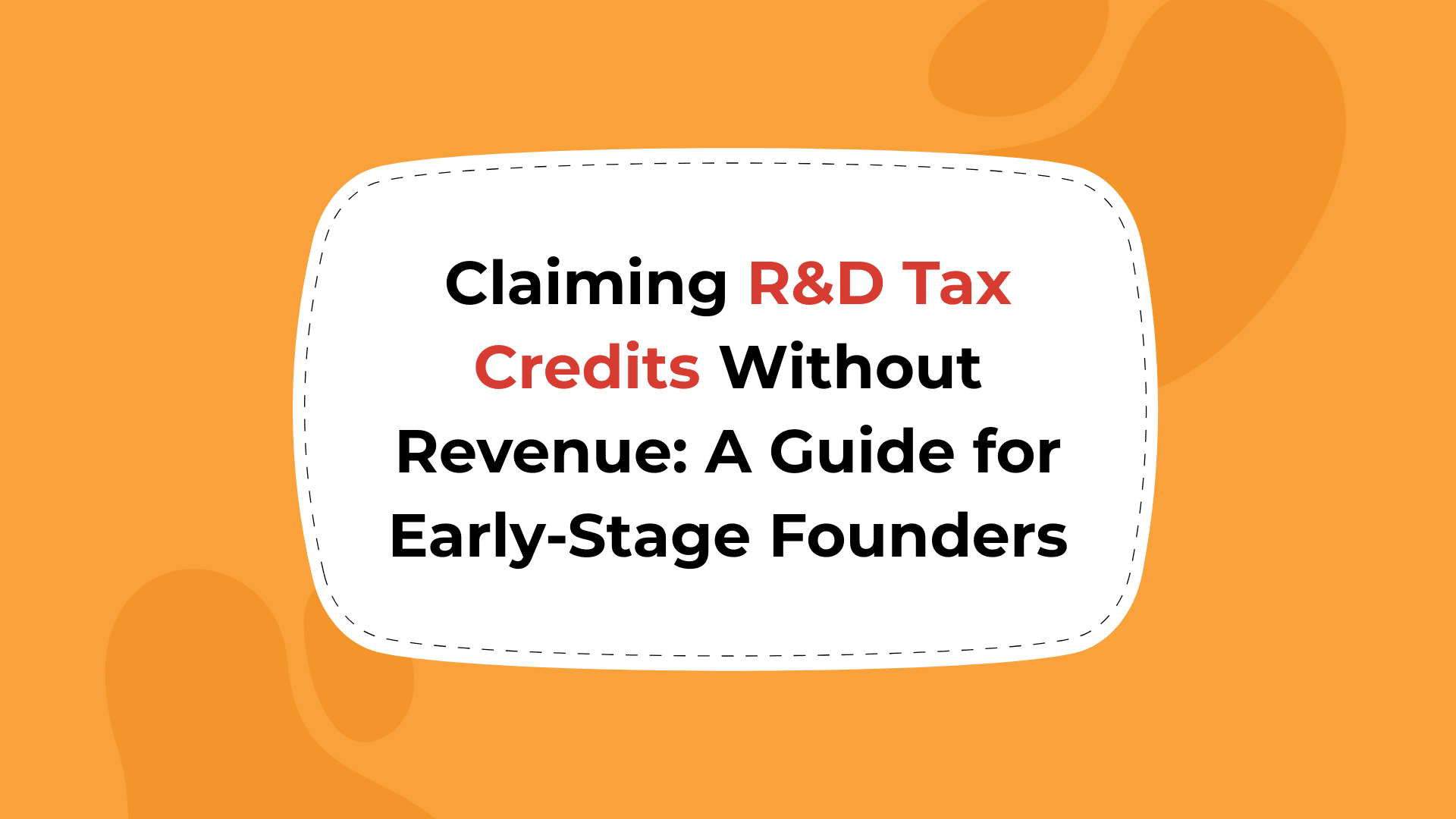 R&D Tax Credit